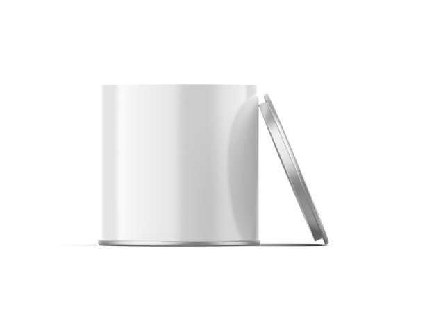 纸罐可以为品牌和推广模型模板，3d渲染插图。图片下载