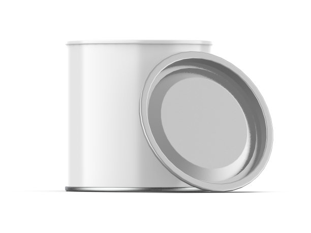 纸罐可以为品牌和推广模型模板，3d渲染插图。图片下载