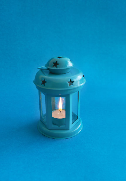 蓝灯笼图片下载