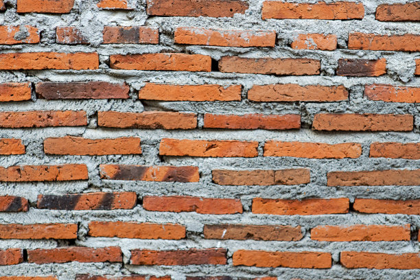 粘土砖的图案从正面拍摄图片下载