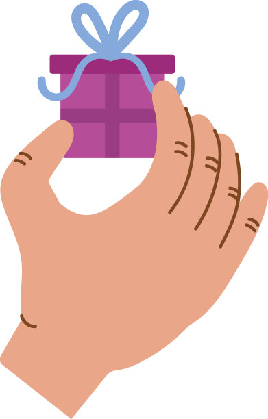 手握礼物图片下载