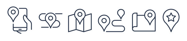 地图导航图标图片下载