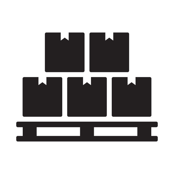 托盘图标，货物符号矢量说明。图片下载