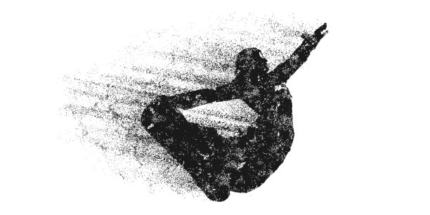 白色背景上滑雪板的抽象剪影。玩滑雪板的人在变把戏。雕刻。矢量图图片下载