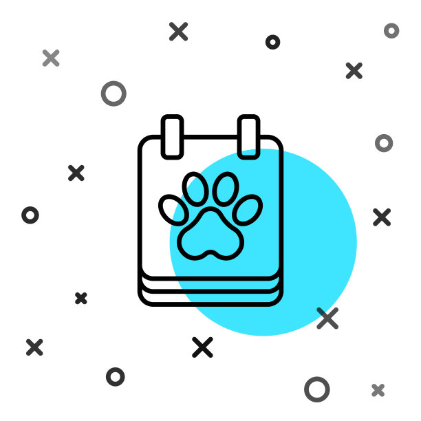 黑线日历修饰图标隔离上图片下载