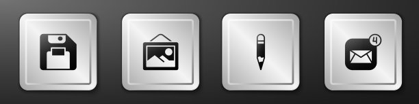 设置软盘图片景观铅笔和图片下载