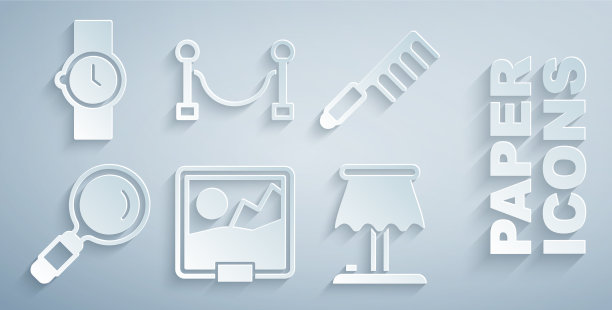 设置图片梳子放大镜表图片下载