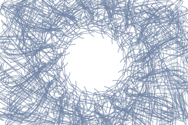 抽象的背景与蓝色蜡笔涂鸦。图片下载