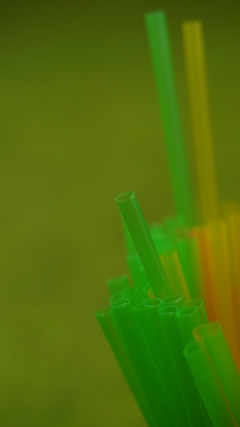 绿色吸管图片下载