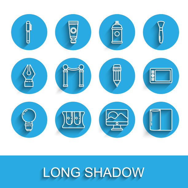 设置线，灯泡，铅笔，削刀，电脑图片下载