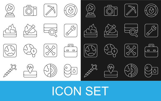 设置线桶油公文包扳手扳手图片下载