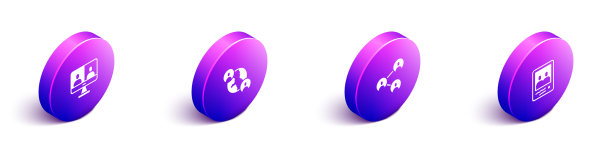 设置等距视频聊天会议最好的朋友图片下载