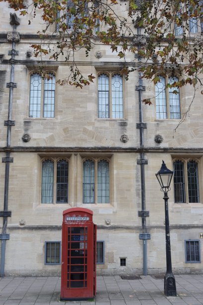 牛津的电话亭图片下载