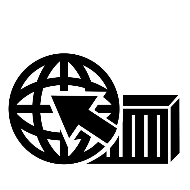 矢量插图，标志，图标。物流、交付。孤立在白色背景上。图片下载