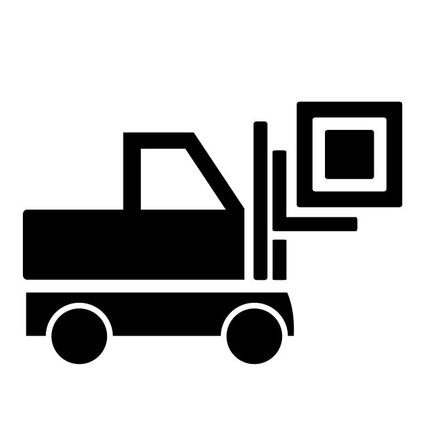 矢量插图，标志，图标。物流、交付。孤立在白色背景上。图片下载