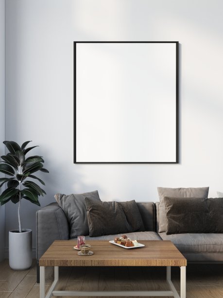 客厅室内3d渲染，以沙发台灯为背景，木地板木质混凝土墙模板设计纹理，极具现代感的斯堪的纳维亚风格图片下载