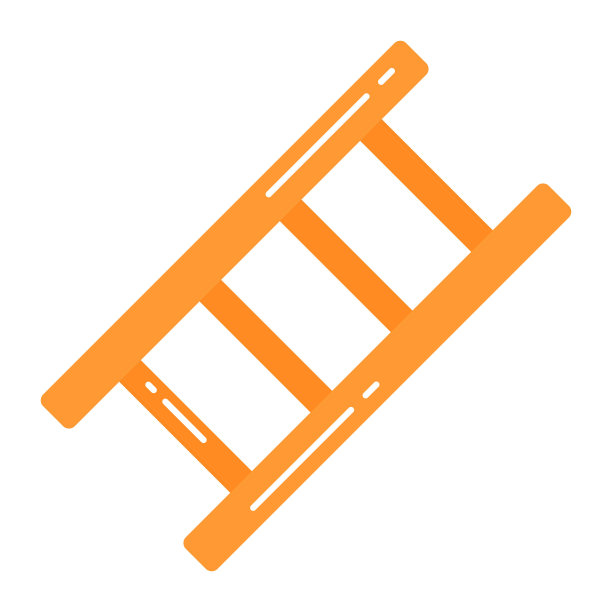 设计精美的梯子矢量，阶梯图标图片下载