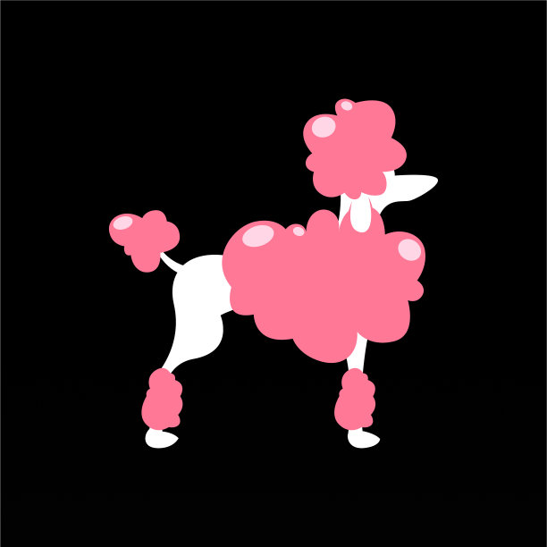 宠物狗标志设计模板图片下载