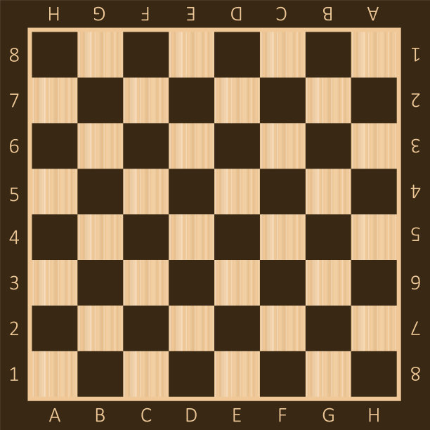 木制背景的棋盘。西洋跳棋，棋盘上有深棕色和浅棕色的棋子。矢量插图。图片下载