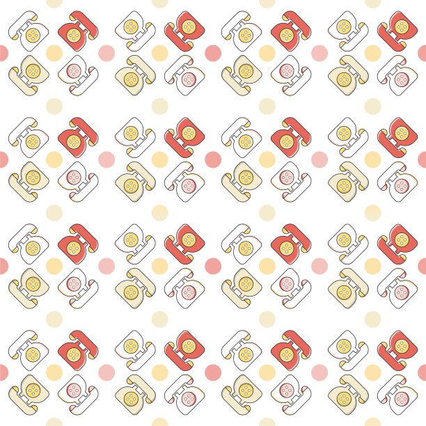 轮廓和填充线老式电话图片下载