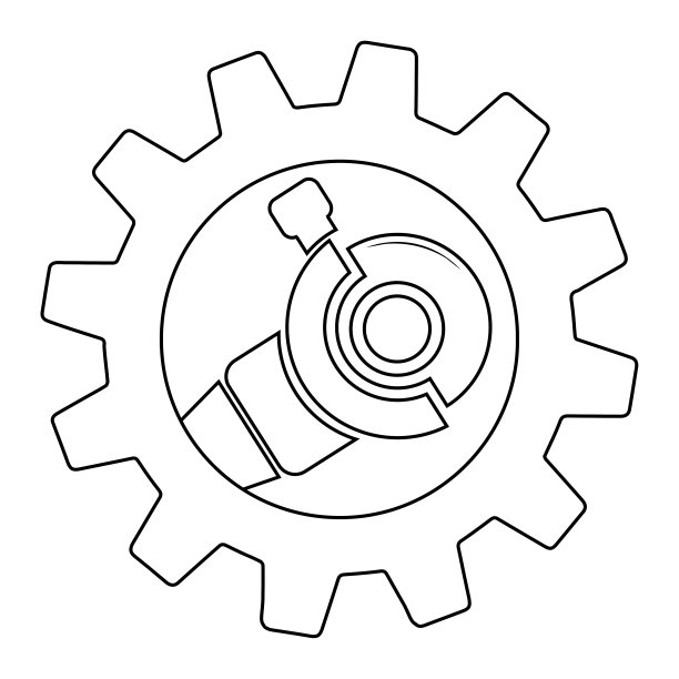 简单的说明电动角磨床在齿轮图标图片下载