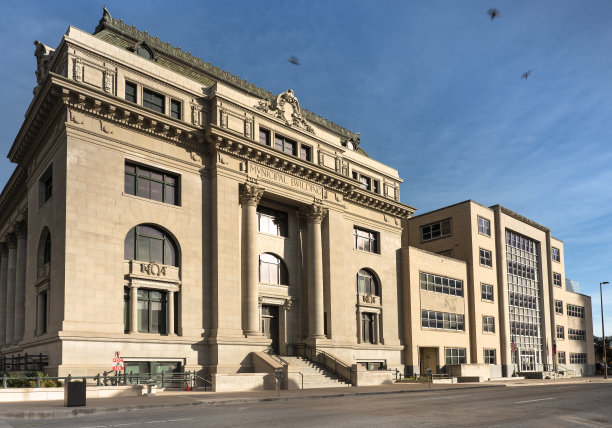 美国德克萨斯州达拉斯市政府法院大楼外观图片下载