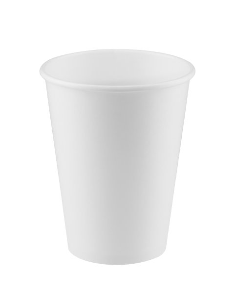 真正的纸咖啡杯隔离。图片下载
