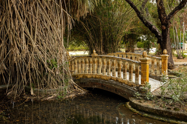 马六甲苏丹国故宫花园在马来西亚马六甲图片下载