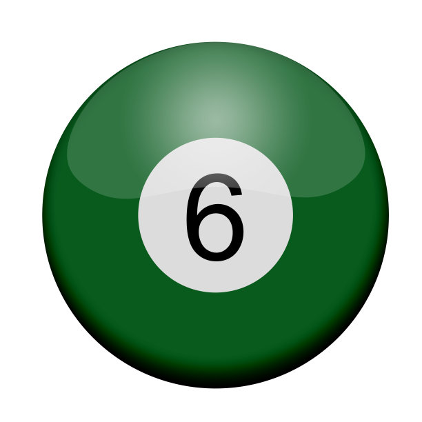 彩色和编号台球的插图图片下载