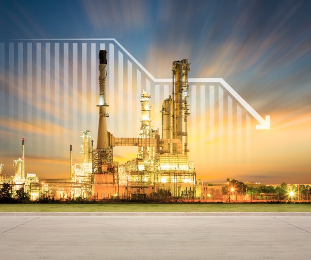 有经营理念的炼油厂或石化厂。图片下载