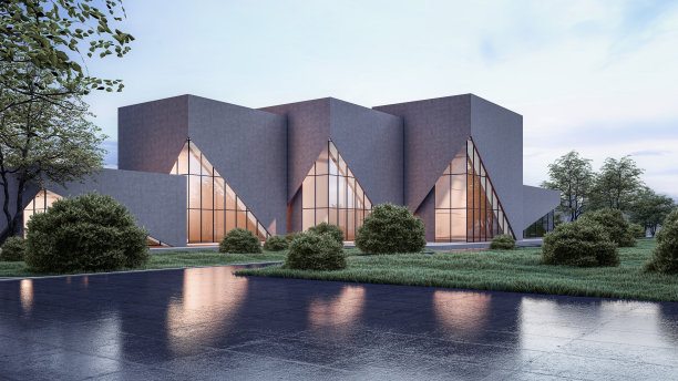 建筑三维效果图图片下载