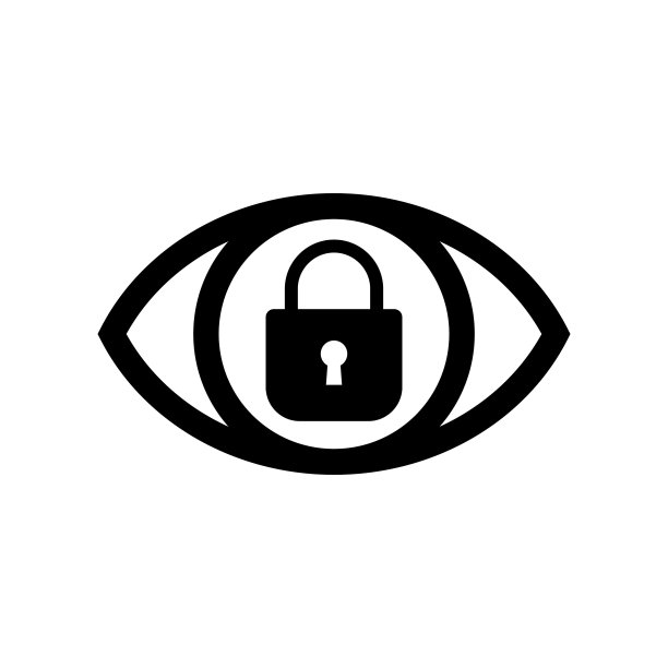 锁定眼球图标图片下载