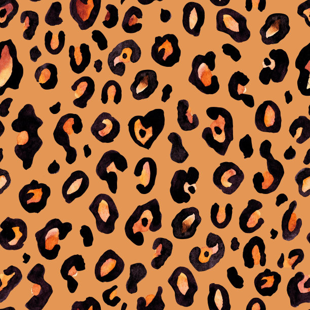 动物印花图案，豹皮图片下载