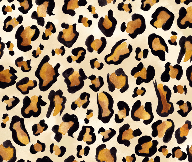 动物印花图案，豹皮图片下载