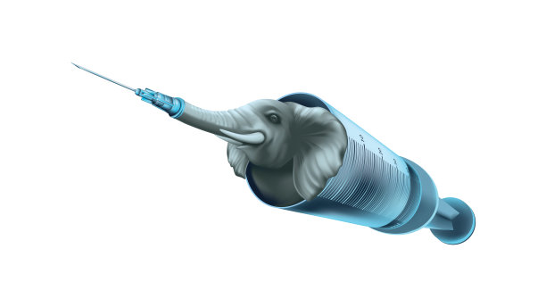 注射器里的大象-房间里的大象图片下载