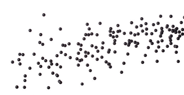 钢珠落在半空中飞，钢珠漂浮爆炸。钢金属球碗倒扔在空气中。白色背景隔离冻结运动高速快门图片下载