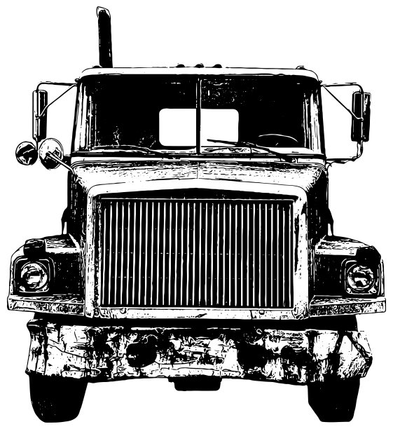 老式半挂车18轮图片下载