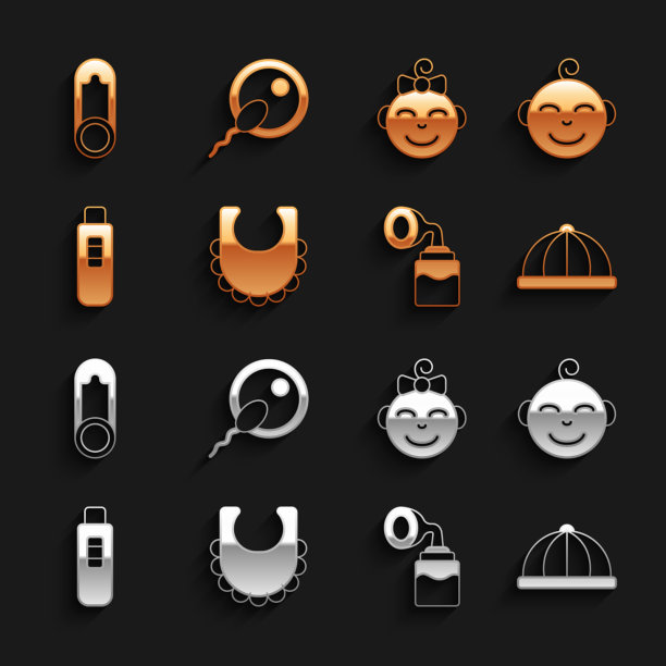 套婴儿围嘴小男孩帽子吸奶器图片下载