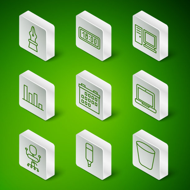 设置线垃圾桶马克笔喷泉笔尖图片下载