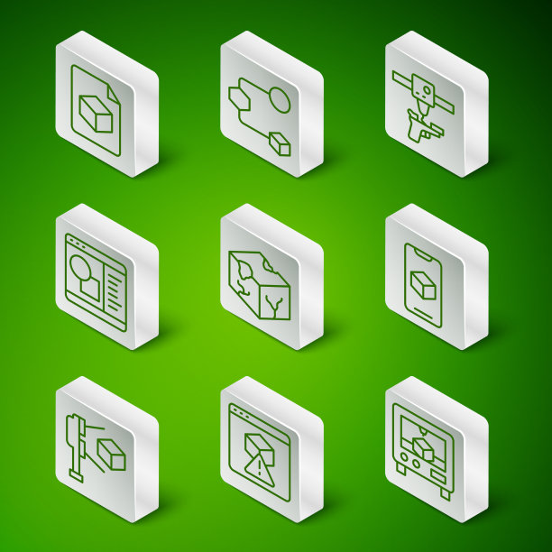 设置行3d打印机等距立方体文件软件图片下载