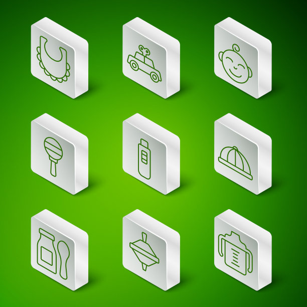 套线婴儿瓶旋转玩具围兜图片下载