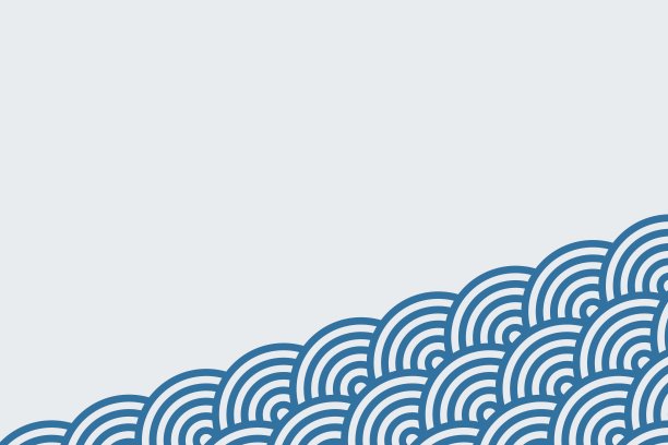 日本图案SEIGAIHA背景材料矢量插图材料图片下载