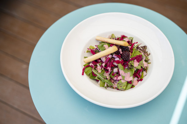 摆放精美的食物图片下载