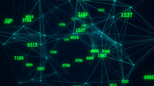 网络网络连接结构。科技连接大数据。科学背景。商业未来主义背景。3 d渲染。图片下载