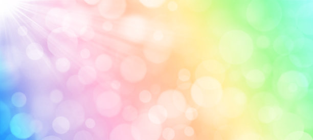 模糊多彩的春夏背景图片下载