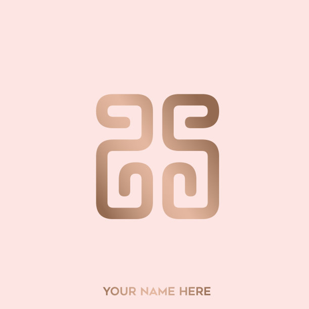 党卫军字母标志。大写装饰字母的签名图标。奢华风格的字母首字母。图片下载