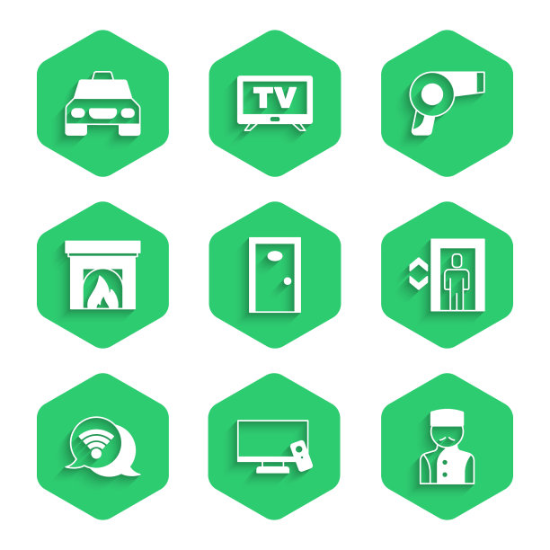 酒店门口设置智能电视礼宾电梯wi-fi图片下载