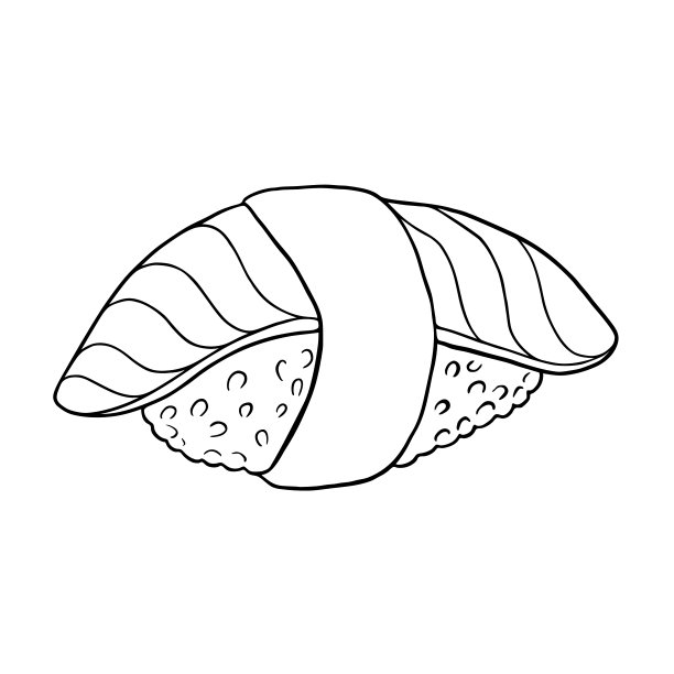 寿司手绘插画图片下载