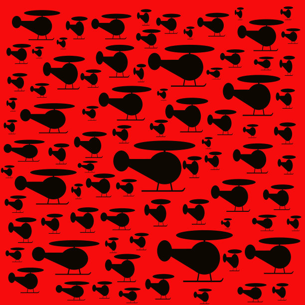 无缝直升机包装纸设计图片下载