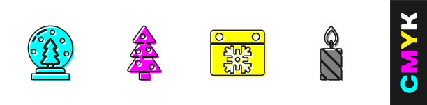 设置圣诞雪球树日历和图片下载